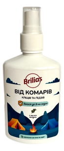 Спрей від комарів, літаючих комах та кліщів Brilias 100 мл Універсальний з маслом гвоздики 10-305 фото